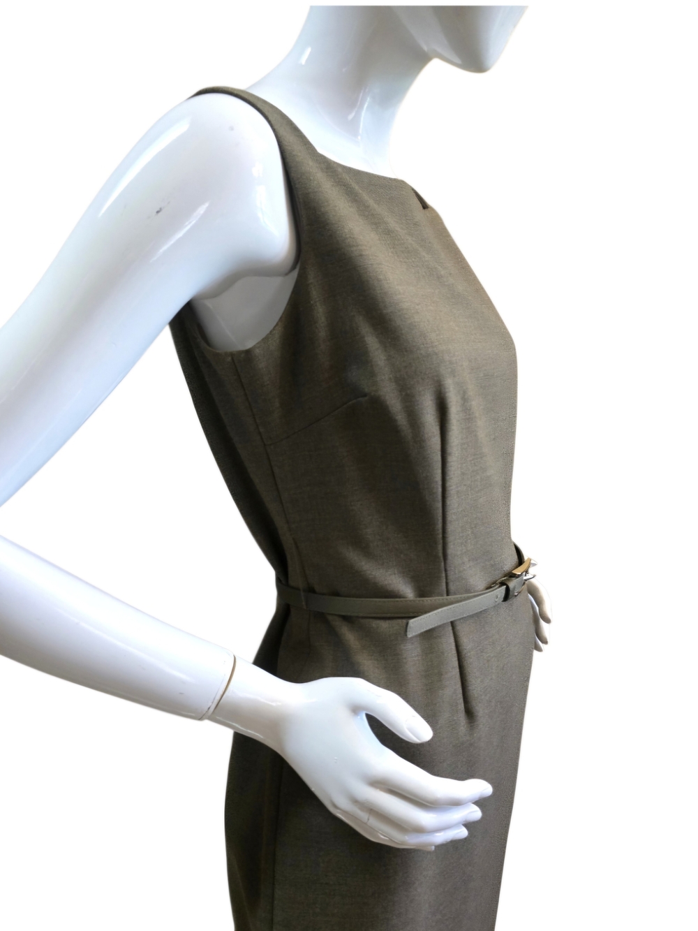 LNWOT Anne Klein Classic Two-Piece Dress Suit in Brown/Olive Green Sz 6 - Picture 4 of 13